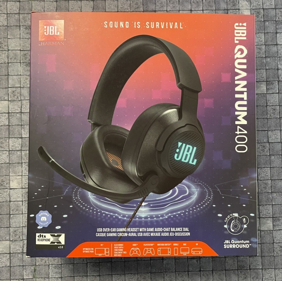 JBL, Headset Gamer, Quantum 400 - Preto