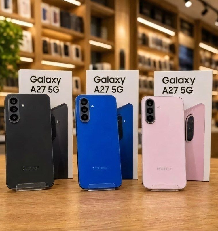 Smartphone Samsung Galaxy A27 5G 128GB 6GB, Super Amoled 6.7'', Câmera Tripla 50MP Selfie 12MP, 5000 mAh, Ip67, NFC, Dual Sim, Recursos IA - Azul