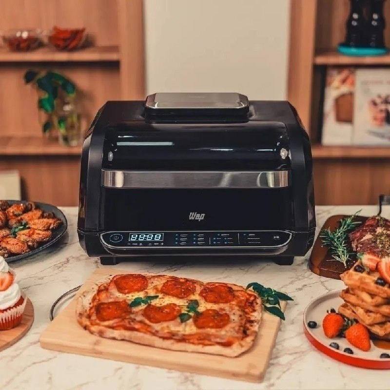 Fritadeira Elétrica Air Fryer 8 em 1 Wap Barbecue Heat Digital Wc Ab1030 127V