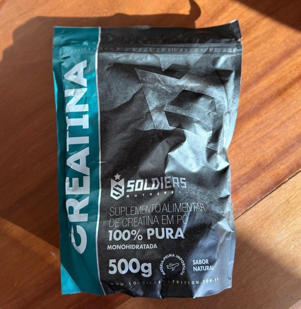 Creatina Monohidratada 500g Soldiers Nutrition 100% Pura Importada