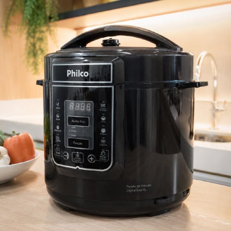 Panela De Pressão Elétrica Philco Ppp01p 6L
