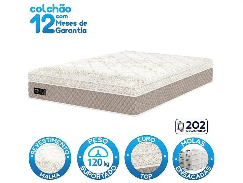 Colchão Casal Umaflex de Mola 30x138x188cm Verona