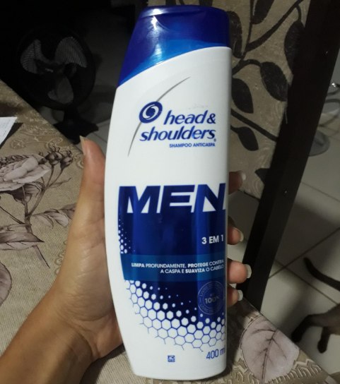 Shampoo Head & Shoulders Men Anticaspa 3 em 1 - 400 ml