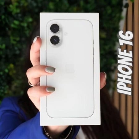 iPhone 16 128GB 5G Branco Tela 6,1 Câmera 48MP