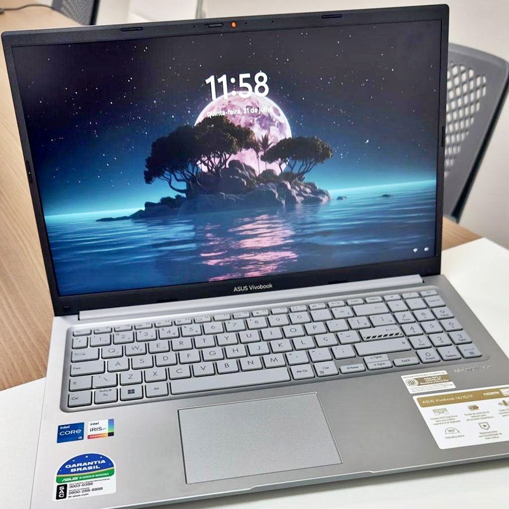 🤓Notebook ASUS Vivobook 15 X1504VA Intel Core i5 1334U 8Gb Ram 256GB SSD Linux KeepOS Int...