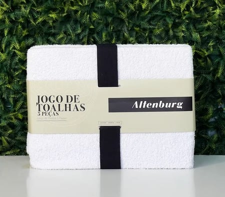 Jogo de Toalhas Altenburg Tóquio G3 5 Peças - 4 cores