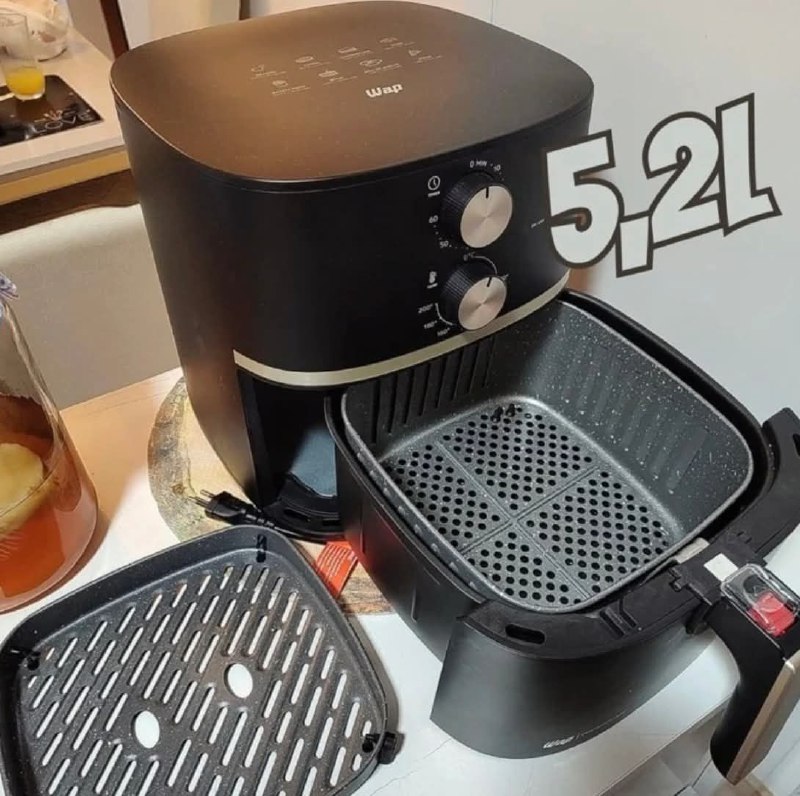 Fritadeira Elétrica Air Fryer Wap Wafg2s 5 Litros Com Revestimento Antiaderente 1500w 127v
