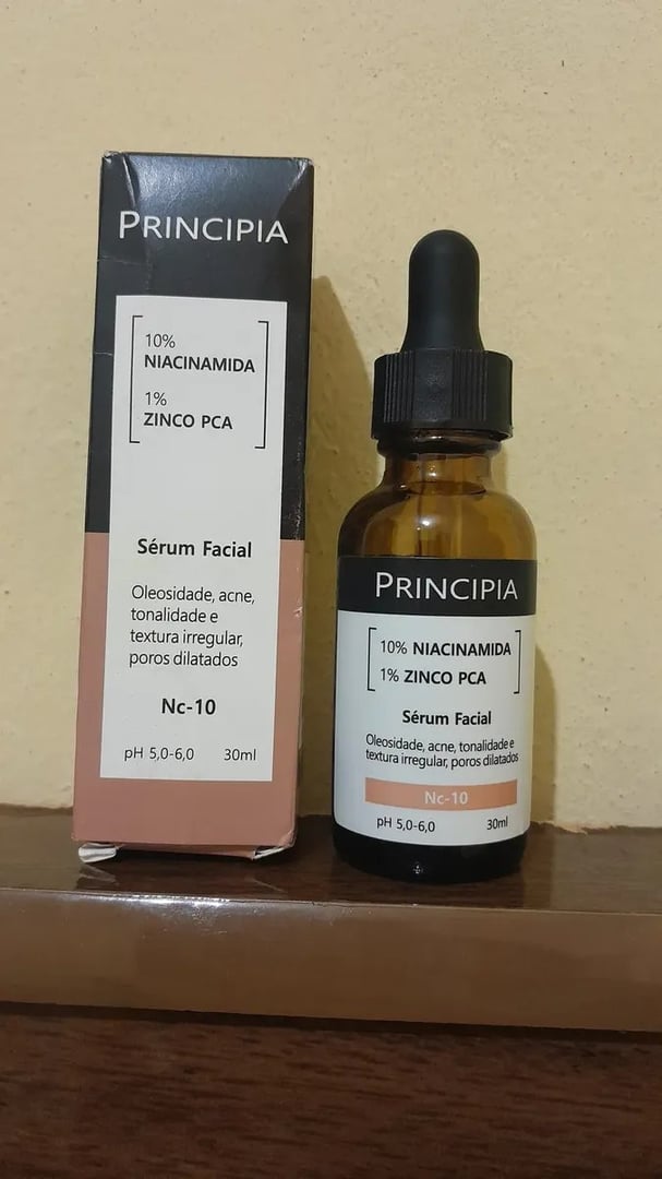 Principia Sérum 10% Niacinamida + 1% Zinco Pca Nc-10 30 Ml Todo Tipo De Pele Dia/noite