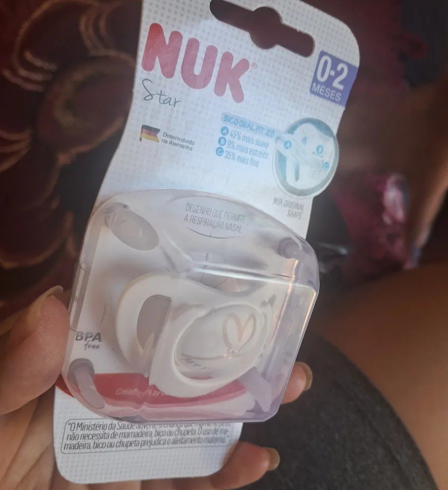 Chupeta Recém Nascidos Star Newborn 0 À 2 Meses Neutral Nuk