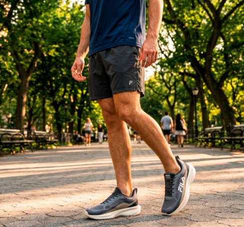 Tenis Fila Efecto Masculino Caminhada Corrida Mesh Original