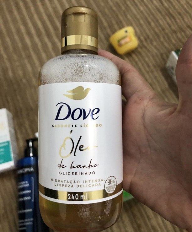 Dove Óleo de Banho Hidratação Intensa e Limpeza Delicada Glicerinado 96% Ingredientes de O...