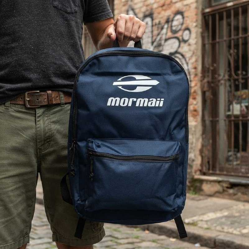 Mochila Mormaii Resistente Casual 21 Litros Básica Azul Azul Un