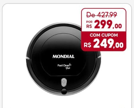 Aspirador De Po Robô Multi Clean Mondial Rb-03 Bivolt 30w