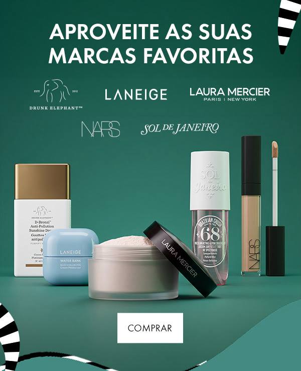 Marcas favoritas com ate 15% de desconto na Sephora