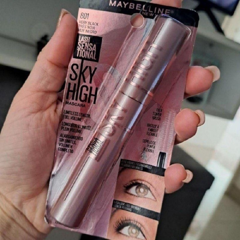Lash Sensational Sky High Maybelline Ny Máscara De Cílios Alongamento Sem Limites Com Extr...