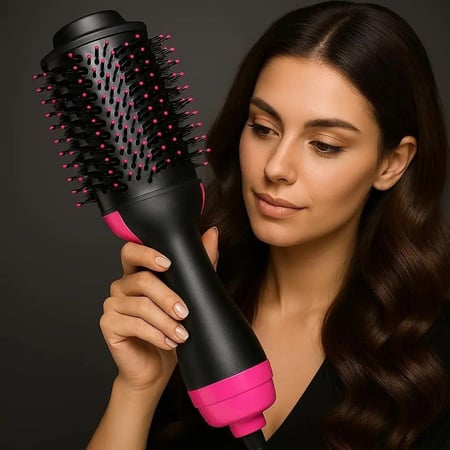 Escova Secadora Profissional Seca Alisa E Modela Cabelo Com Cabo - New comercio