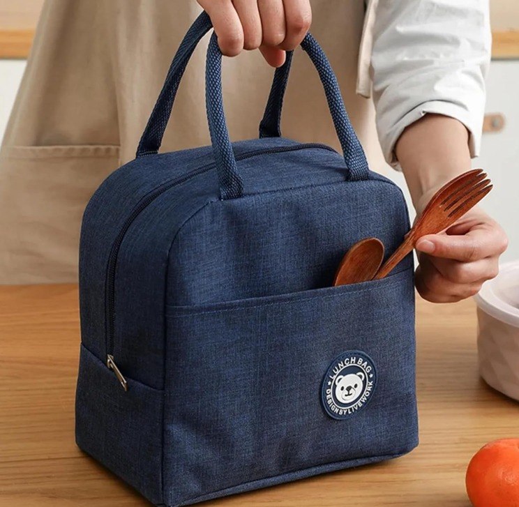 Bolsa Térmica 4L Impermeável Necessaire Lancheira Marmita Academia Trabalho Praia e Campin...