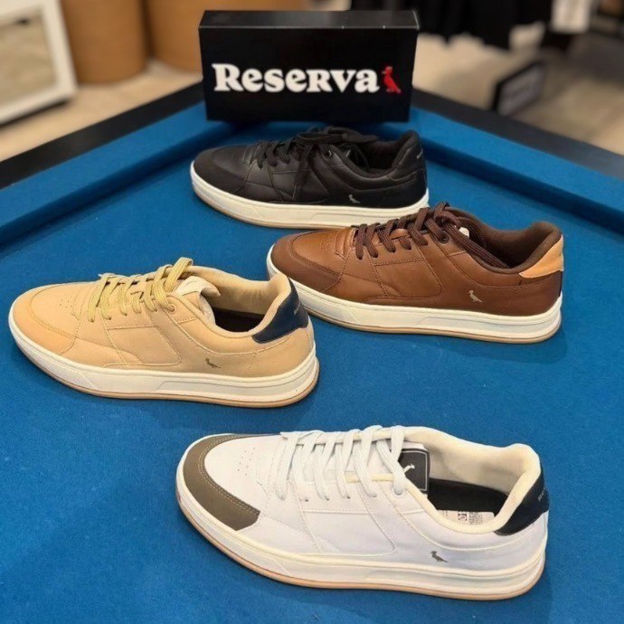 Tênis Reserva Roma Masculino Casual Cano Baixo Elegante