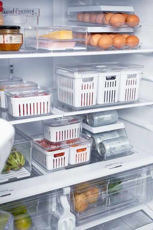 Os organizadores de geladeira que fizeram até parecer que eu sou ...
