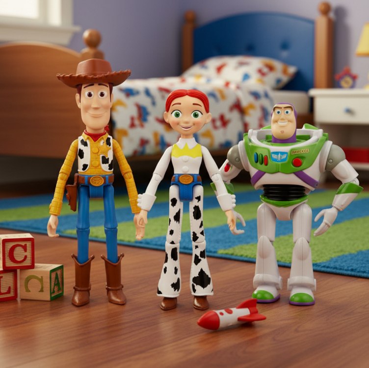 Disney Pixar Toy Story Figura de Ação Personagem Surpresa 9.5" para crianças a partir de 3...