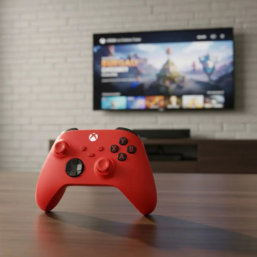 Controle Sem Fio Microsoft Xbox Series S X One PC Pulse Red
