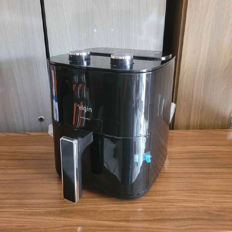 Fritadeira Air Fryer Elgin Facilita Fry 3,5 Litros Potência 1400w Cor Preta Preto 127v