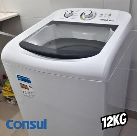 Máquina de Lavar Consul 12 kg Branca com Dosagem Econômica e Ciclo Edredom - CWH12BB
