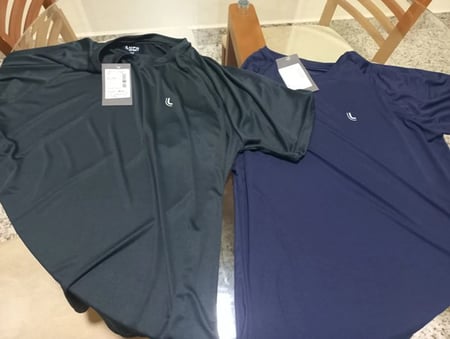 Kit 2 Camisetas Lupo Fitness Dry Sport Masculina - Tam. P ao GG