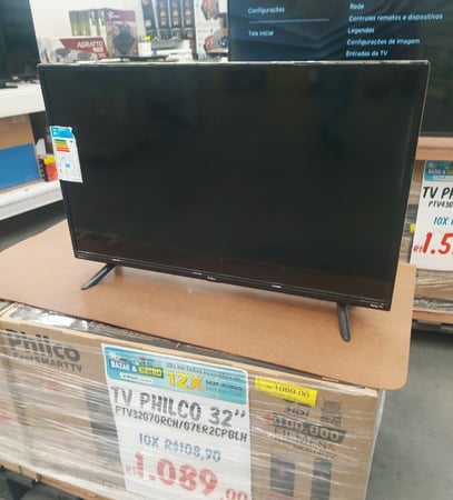 Smart TV 32” Philco Led Android Dolby Audio processador QuadCore Google Assistente