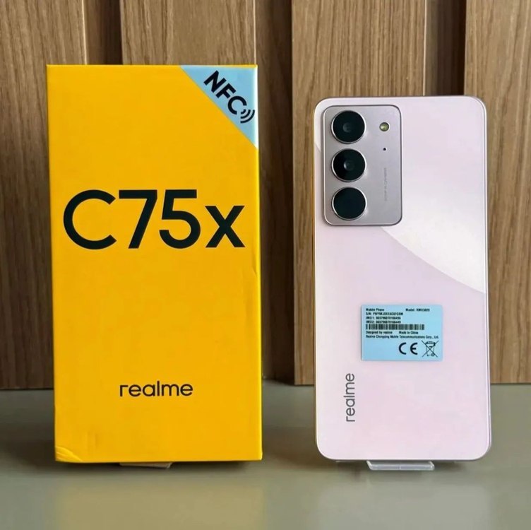 Celular Realme C75x 256gb 8gb Ram Nfc Ip69 Cor Rosa