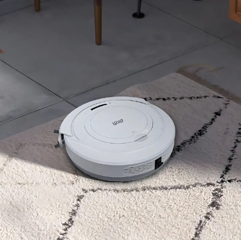 Robô Aspirador De Pó Wap Robot W90 Pérola Automático 3 Em 1 127/220v