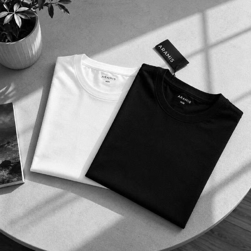 Kit Aramis 2 Camisetas Comfort+ Preto E New Basic Branco Preto M