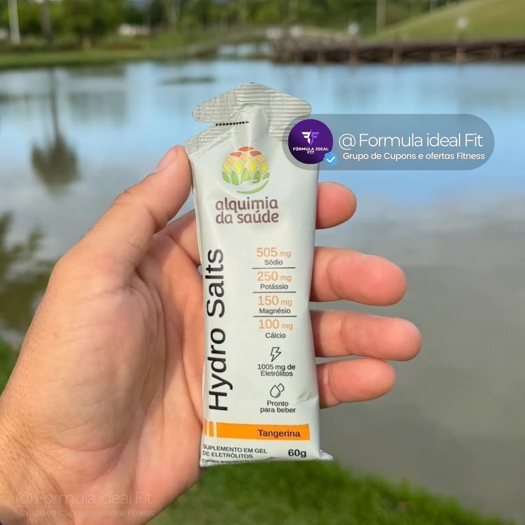 Alquimia Hydro Salts Sachê 60g Repositor Mineral Cx Com 10 Sabor Tangerina