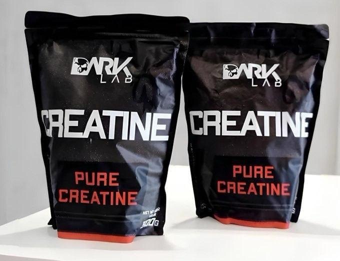 Creatina Pura Dark Lab 500g, Monohidratada 100% de Pureza, Sem Sabor