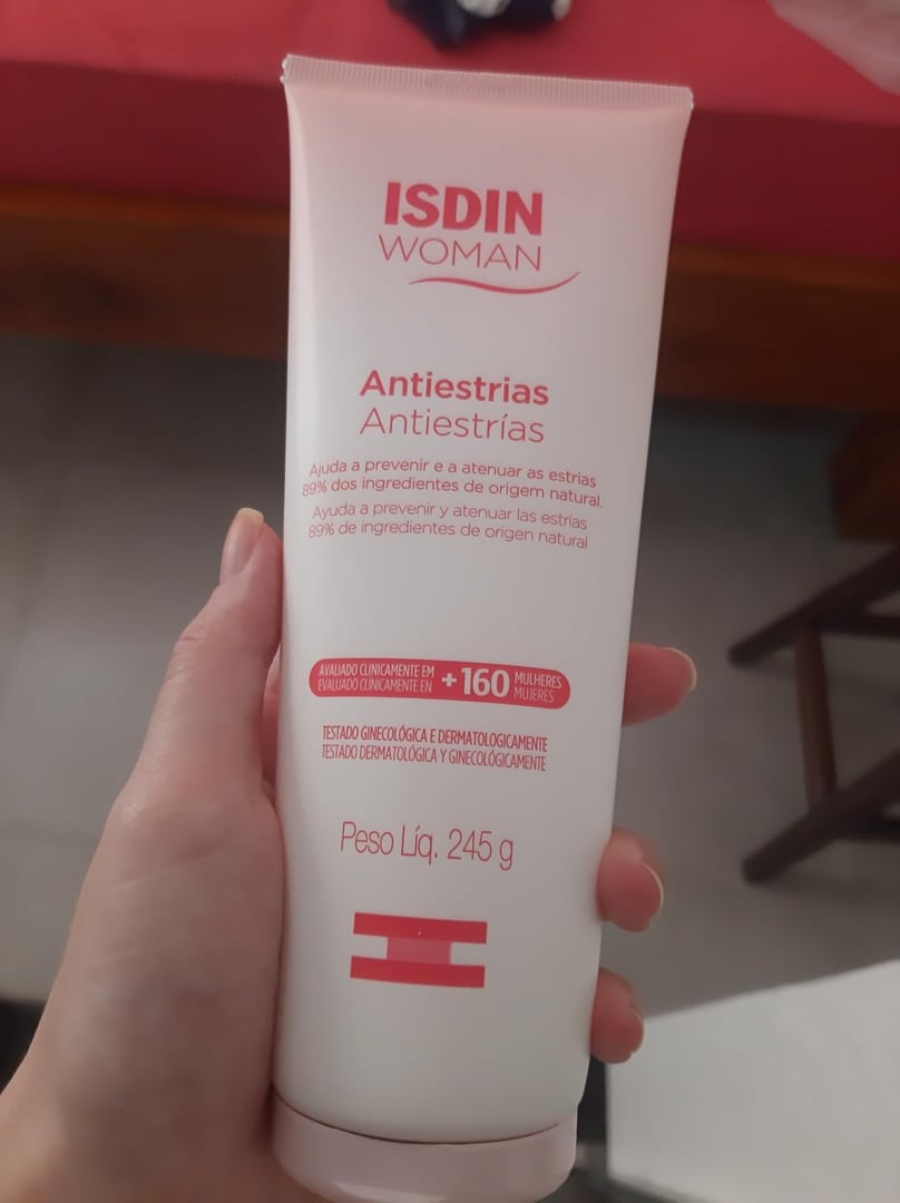 ISDIN Creme Corporal Woman Antiestrias Apto para Grávidas - 245g