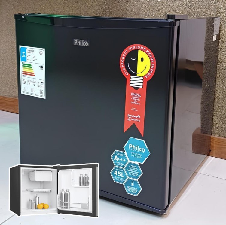 Frigobar Philco PFG50P 6 Níveis de ajustes 45L 1400W 127V