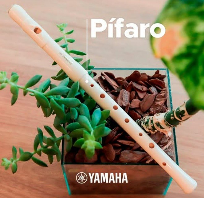Flauta Doce Yamaha Pífaro Fife Yrf-21 | Yrf21 | Original Bege