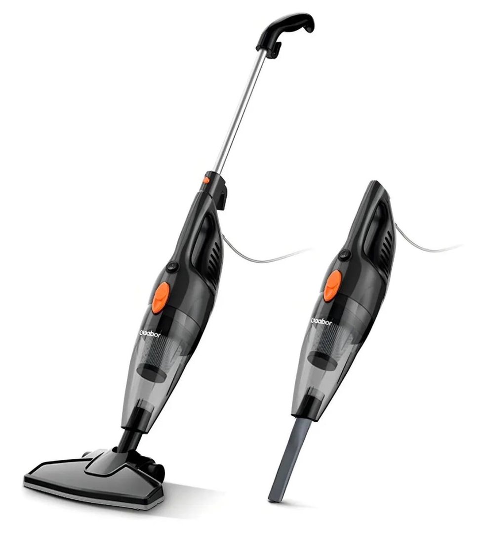 Aspirador de Pó 2 em 1 Gaabor com Filtro HEPA 1000W Smart Sweep Preto