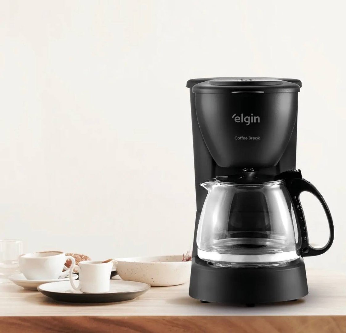 Cafeteira Elétrica 15 Xícaras Elgin Coffee Break Preta 220v