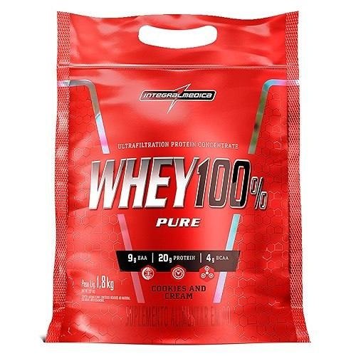 Integralmédica - Whey Protein Concentrado Cookies 100% Pure - 21g de Proteína por Scoop, S...