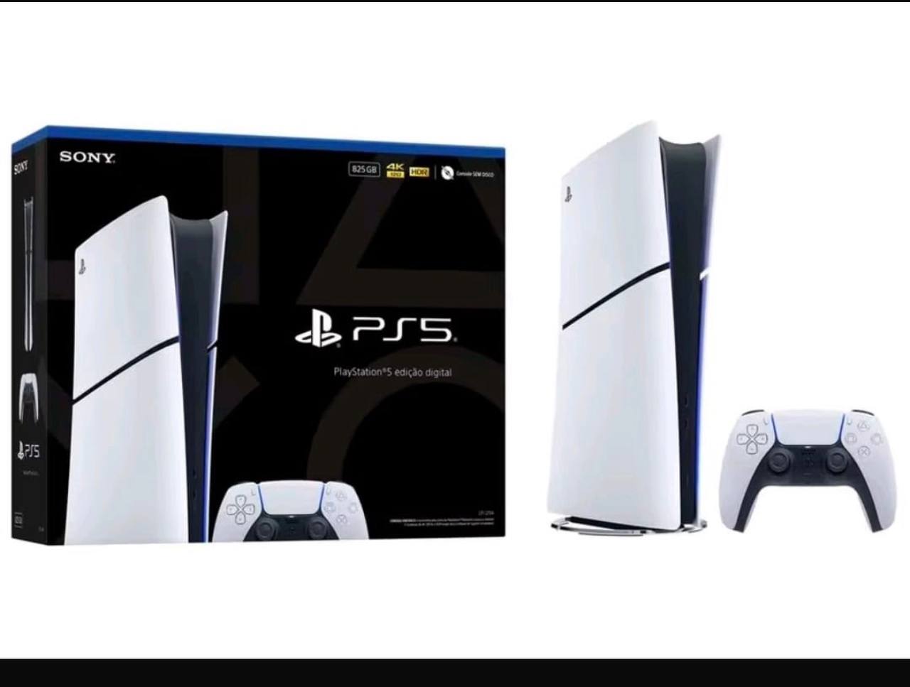 PlayStation 5 Edição Digital 825GB 1 Controle Branco Sony
