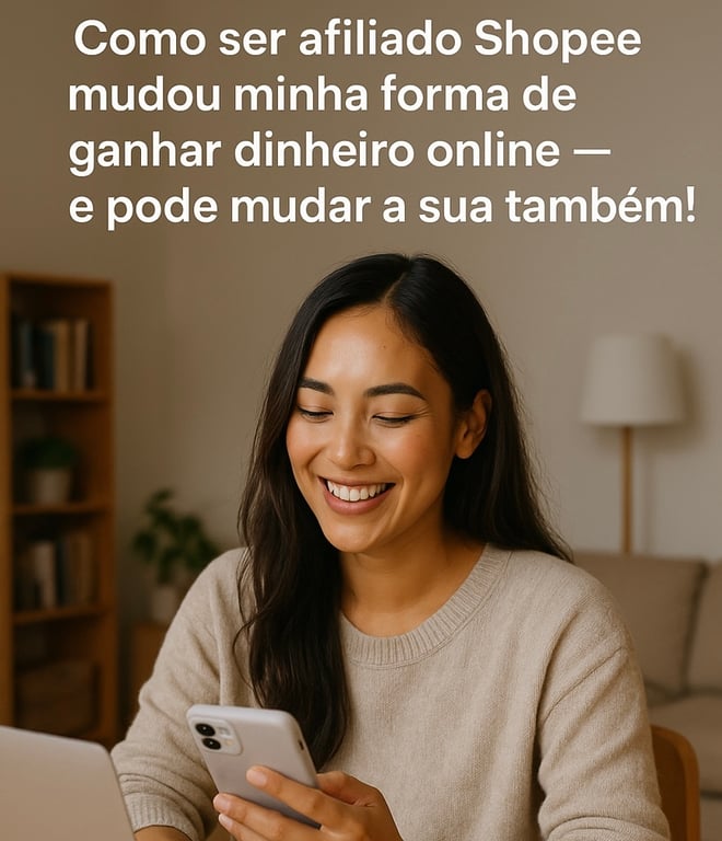 Como ser afiliado Shopee mudou minha forma de ganhar dinheiro onl...