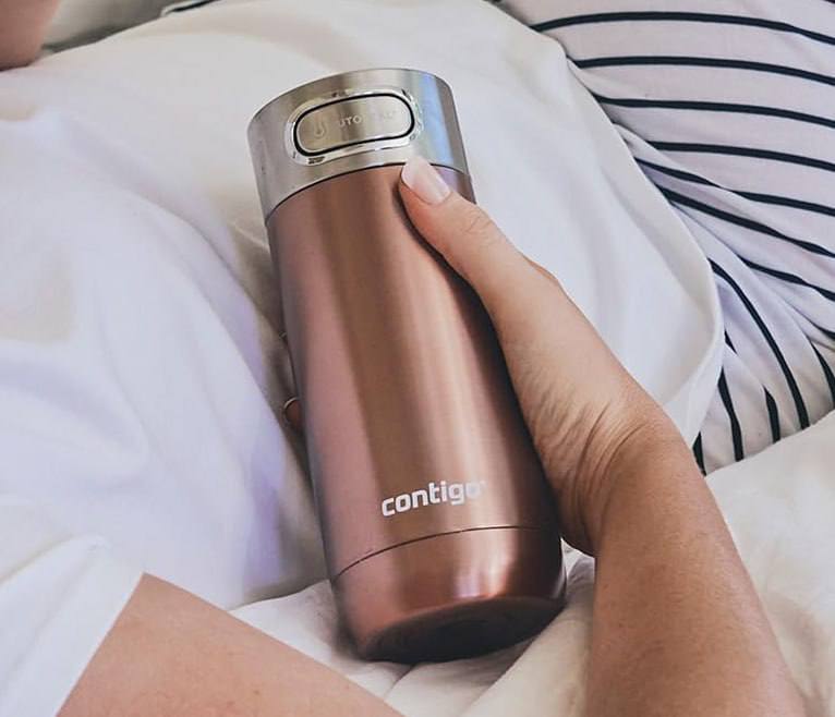 Copo Térmico Inox Rose Luxe Autoseal 473ml - Contigo