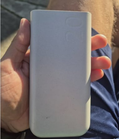 Carregador Portátil Samsung 3 Portas 20000mah Ep-p4520 Bege