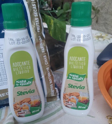 Kit 2 Adocante Liquido Stevia Natuqualy 80ml