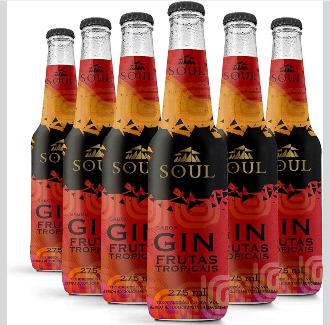 SOUL GIN FRUTAS TROPICAIS 275 ML