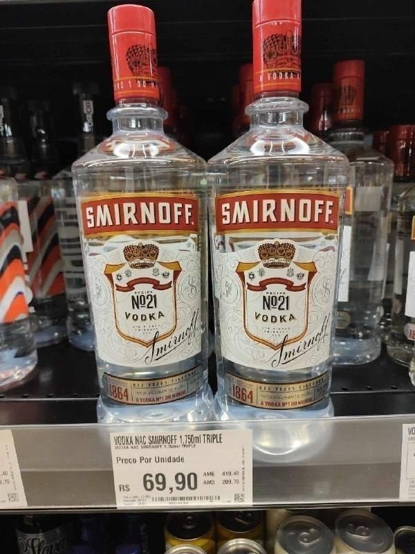 Vodka Smirnoff 1,75L