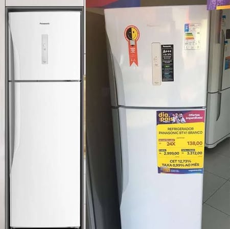 Panasonic Frost Free Duplex - Refrigerador/Refrigerador 110V