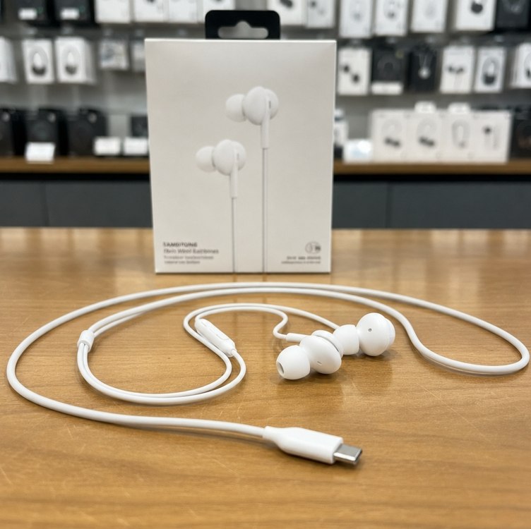 Fone de Ouvido com Fio USB-C Intra-Auricular - Microfone Integrado