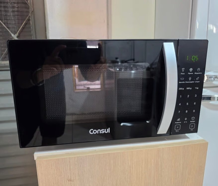Micro-ondas Consul 23L Receitas Pré-programadas Função Marmita Preto - 110v/220v